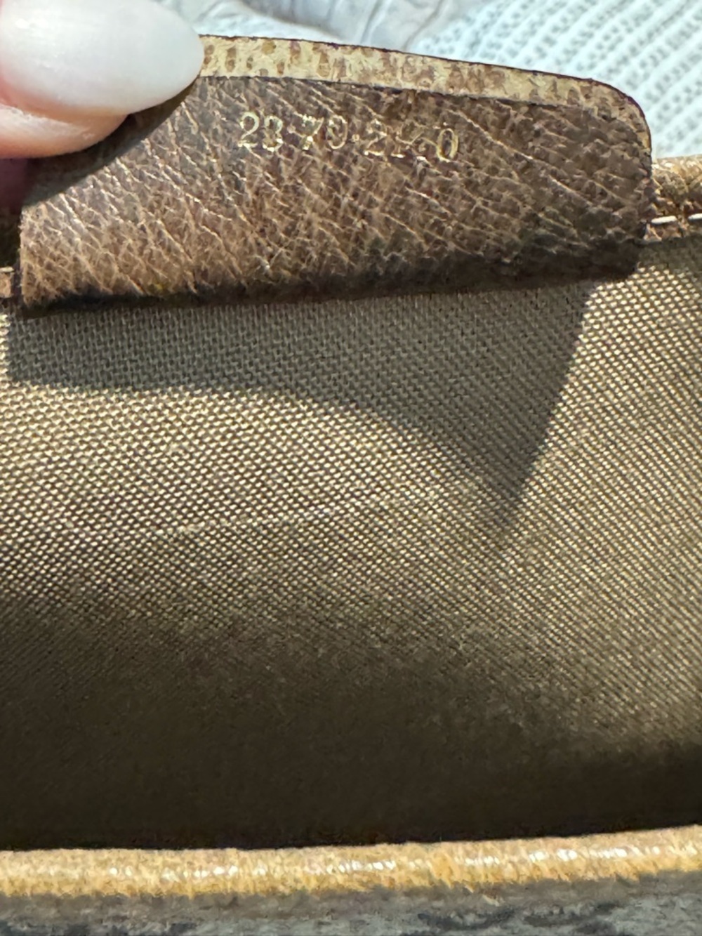 Preloved Gucci Plus GG Web Monogram Tote Bag Striped Handles Women - Picture 5 of 9